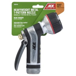 Ace 7 Pattern Adjustable Multi-Pattern Metal Heavy-Duty Hose Nozzle