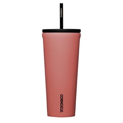 Corkcicle Cold Cup 24 oz Paradise Punch BPA Free Insulated Straw Tumbler