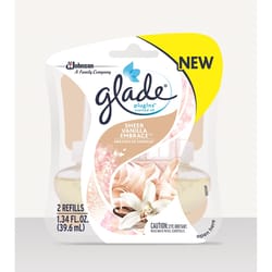 Glade Plug-Ins Sheer Vanilla Embrace Scent Air Freshener Refill 1.34 oz Liquid