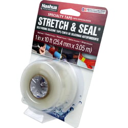 Nashua Stretch & Seal 1 in. W X 10 ft. L Clear Self-Fusing Repair Tape