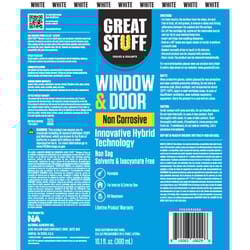 Great Stuff White Silane Terminated Polymer Window and Door Sealant 10.1 oz