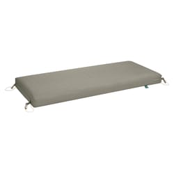 Duck Covers Weekend Moonrock Polyester Reversible Bench Cushion 3 in. H X 48 in. W X 18 in. L