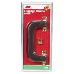 Ace Brown Brass Luggage Handle 6 in. 1 pk
