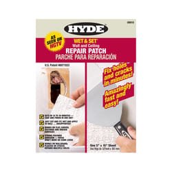 Hyde 15 in. L X 5 in. W Composite White Wet & Set Wall and Ceiling Repair Patch