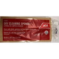 Ace Medium Duty Dry Cleaning Sponge For Multi-Purpose 6 in. L 1 pc