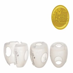 Dreambaby EZY-Fit Clear Plastic Door Knob Covers 3 pk