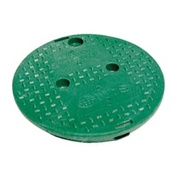 NDS 9.5 in. W X 1-3/8 in. H Round Valve Box Cover Green