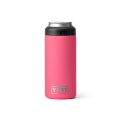 YETI Rambler 12 oz Tropical Pink BPA Free Slim Can Colster Can Insulator