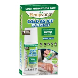 Hempvana Cold As Ice Clear Pain Relief Roll-On Gel 2.5 oz