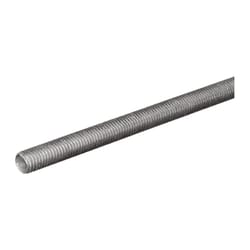 SteelWorks 1/2 in. D X 72 in. L Zinc-Plated Steel Threaded Rod