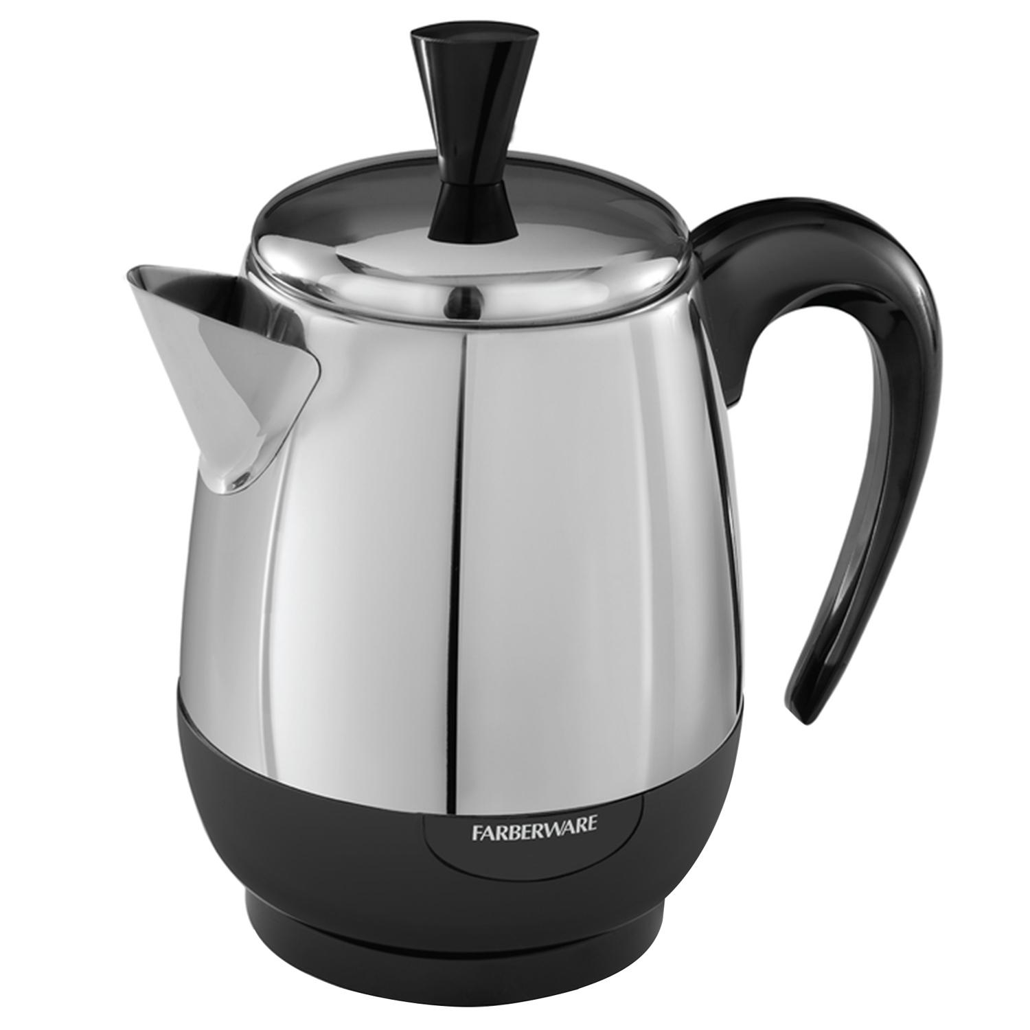 Photo 1 of Farberware 4 cups Black/Silver Percolator