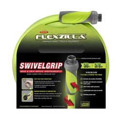 Legacy Flexzilla SwivelGrip 5/8英寸. 长50英尺. L花园软管绿色