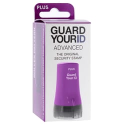 PLUS Guard Your ID 2.69 in. H X 1.5 in. W Round Purple Identity Protection Roller 1 pk