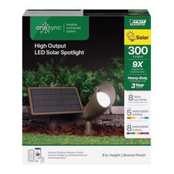 Feit OneSync Solar Powered 100 W LED Spot Light Kit 1 pk