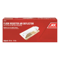 Ace 14 in. W 1-Way Clear Plastic Air Deflector