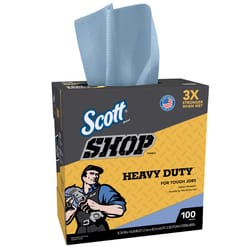 Scott Non-Woven Fibers Shop Towels 16.8 in. W X 8.34 in. L 100 sheet 1 pk