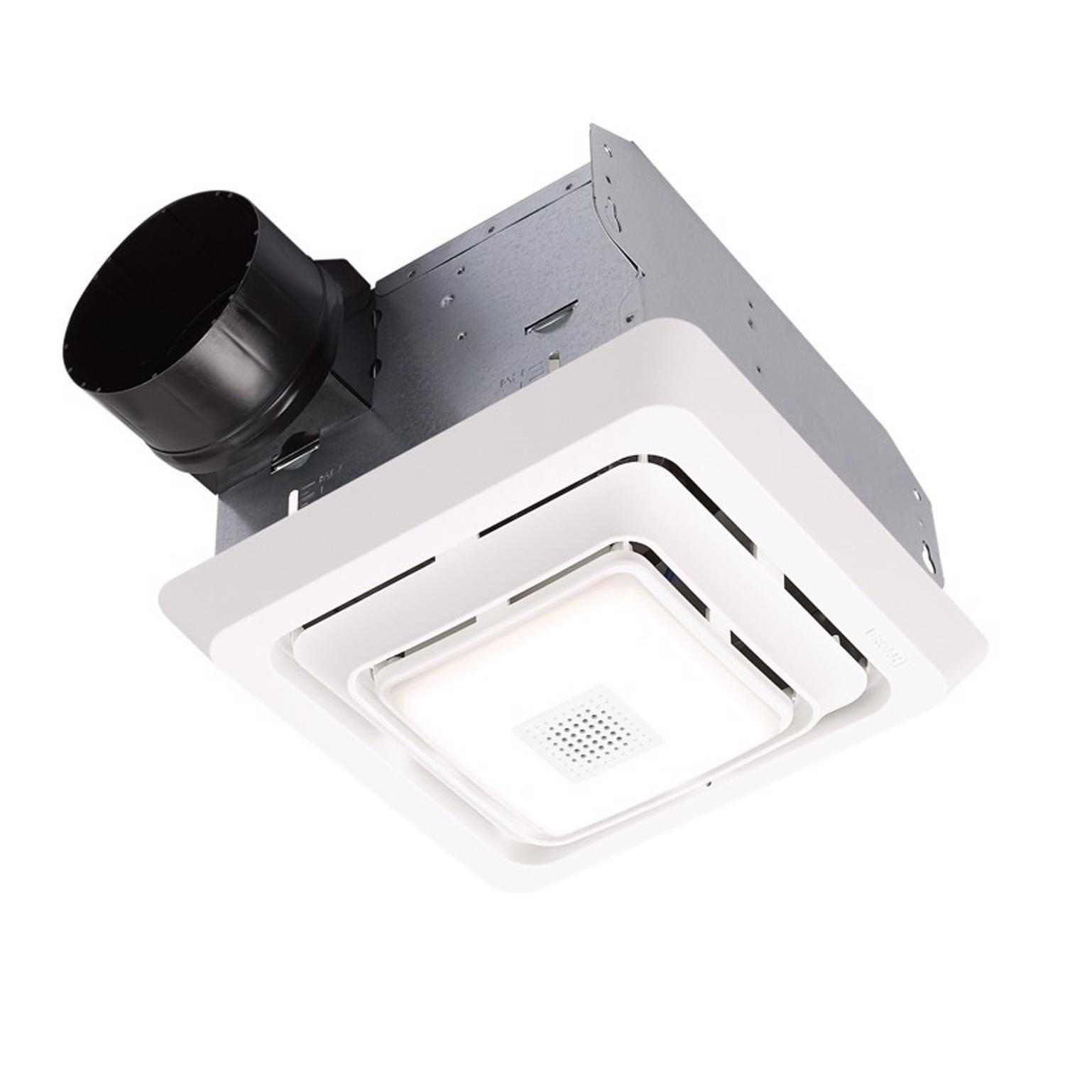 Photo 1 of Broan-NuTone Bluetooth 80 CFM 2.5 Sones Bathroom Ventilation Fan with Bluetooth Speaker