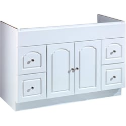 Hardware House Aspen Gloss Snow White Base Cabinet 48 in. W X 21 in. D X 31.5 in. H