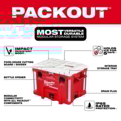 Milwaukee Packout Red/White 40 qt Cooler