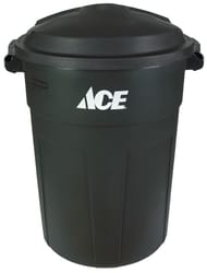 Ace 32 gal Plastic Garbage Can Lid Included