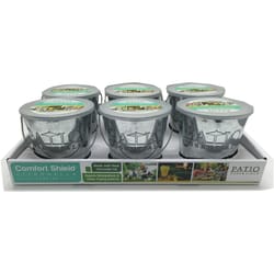 Patio Essentials Galvanized Citronella Candle For Mosquitoes/Other Flying Insects 17 oz