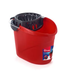 O-Cedar QuickWring 2.5 gal Wringer Bucket Red