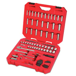 Craftsman 1/4 and 3/8 in. drive Metric and SAE 6 Point Mechanic's Tool Set 105 pc