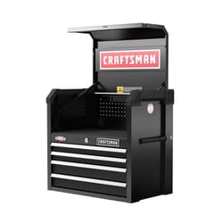 Craftsman S2000 26 in. 4 drawer Steel Tool Chest 24.7 in. H X 16 in. D