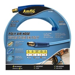 Amfo 25 ft. L Polyurethane Air Hose 300 psi Blue