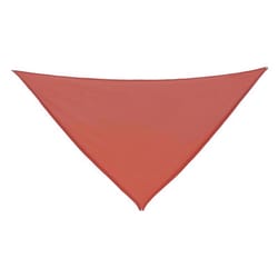 Coolaroo Ready-To-Hang Polyethylene Shade Sail Triangle Shade Sail Canopy 10 ft. H X 10 ft. W X 10 f