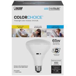Feit Electric智能灯泡ColorChoice BR30 E26 (Medium) LED灯泡多色60瓦等效