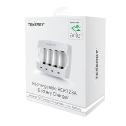 Tenergy 4 Battery White Battery Charger