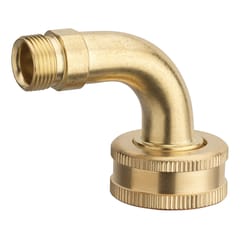 Ace 3/8 in. Compression X 3/4 in. D FHT Brass Dishwasher Elbow