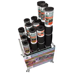 Flexgard 60 in. W X 96 in. L Black Smooth Top/Smooth Bottom Rubber Mat Rubber Utility Mat