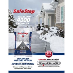 Safe Step Dual Blend 4300 Magnesium Chloride/Sodium Chloride Pet Friendly Pellet Ice Melt 50 lb