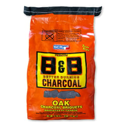 B&B Charcoal All Natural Oak Charcoal Briquettes 8.8 lb
