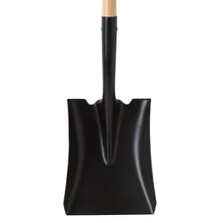 Home Plus+ 56 in. Steel Square Transfer Shovel Wood Handle
