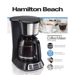 Hamilton Beach 12 cups Black/Silver Coffee Maker