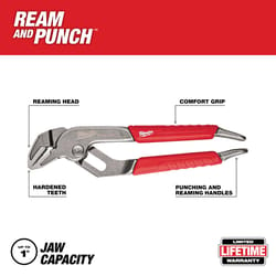 Milwaukee Ream & Punch 6 in. Forged Alloy Steel Straight-Jaw Pliers
