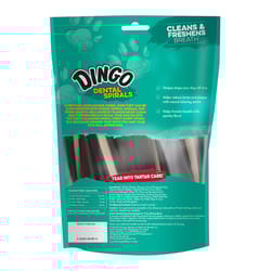 Dingo Dental Spiral Treats Parsley and Peppermint Dental Stick For Dog 5 in. 7 pk