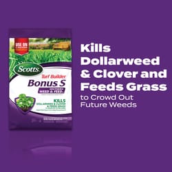 Scotts Turf Builder Bonus S Weed &amp; Feed Lawn Fertilizer For Multiple Grass Types 10000 sq ft