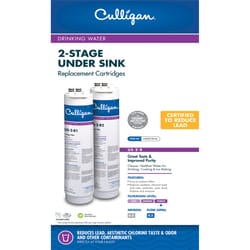 Culligan 2 Stage Under Sink Replacement Water Filter Culligan