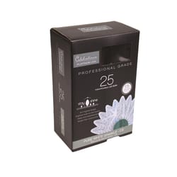 Celebrations Platinum LED C9 Pure White 25 ct String Christmas Lights 25 ft.