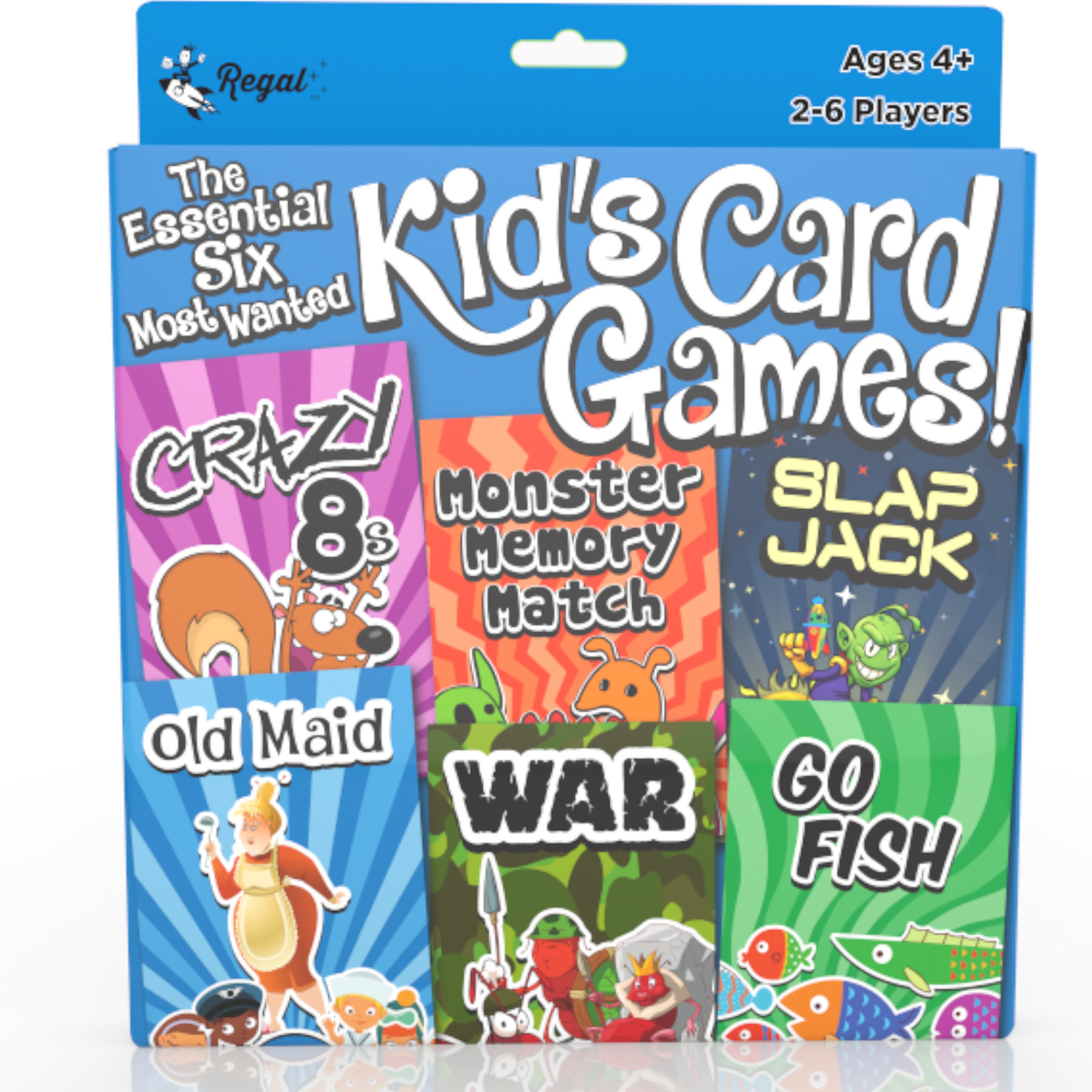 Photo 1 of Regal Kids Cards Games Multicolored 6 pc