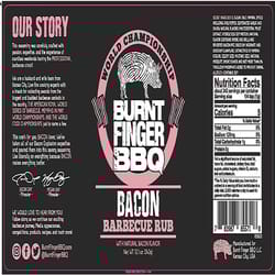 Burnt Finger BBQ Bacon BBQ Rub 12.1 oz