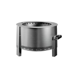 Breeo Y Series Smokeless Fire Pit 19 in. W Stainless Steel Outdoor Round Multi-Fuel Fire Pit