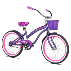 Kent Tiki Bay Girls 20 in. D Cruiser Bicycle Purple