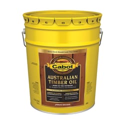 Cabot澳大利亚木材油透明No Jarrah 棕色（的）油基澳大利亚木材油5加仑