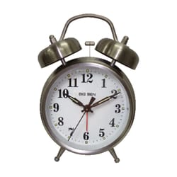 Westclox Big Ben 4.5 in. Silver Alarm Clock Analog Battery Operated