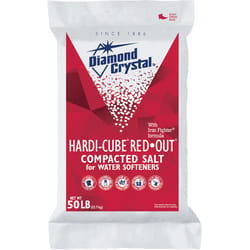 Diamond Crystal Hardi-Cube Red Out Water Softener Salt Crystal 50 lb